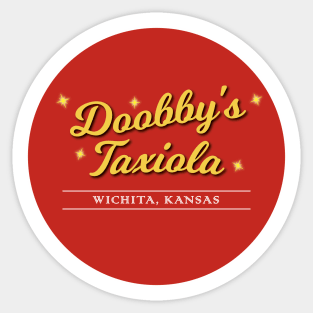 Doobby's Taxiola - Circle Logo Sticker